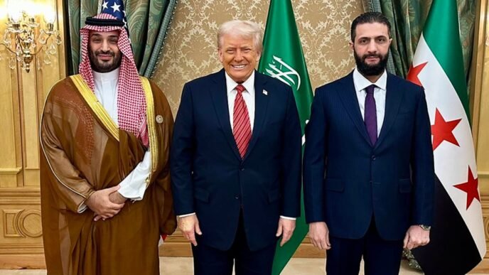 President meets with Syrian leader in major breakthrough for former jihadi