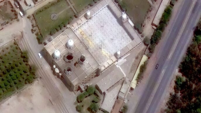Satellite images show impact on mosques and buildings in Pakistan after Indian strikes