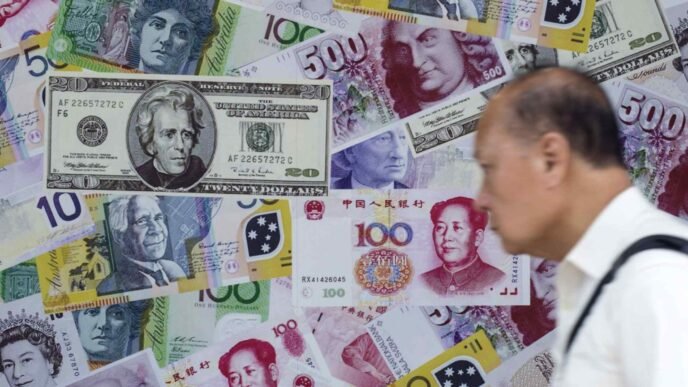 Spooked by US policy, investors look to Asia and cut dollar assets