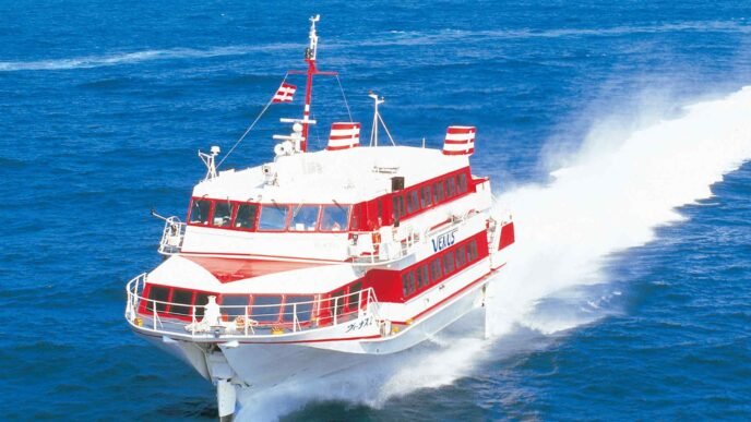 Superfast ferry services edge into Japan