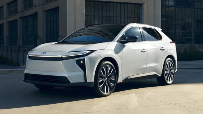 Toyota reveals new name, upgraded tech for its sole U.S. EV