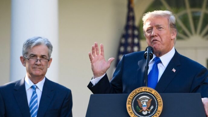 Trump calls on Fed once again to lower rates after solid April jobs report
