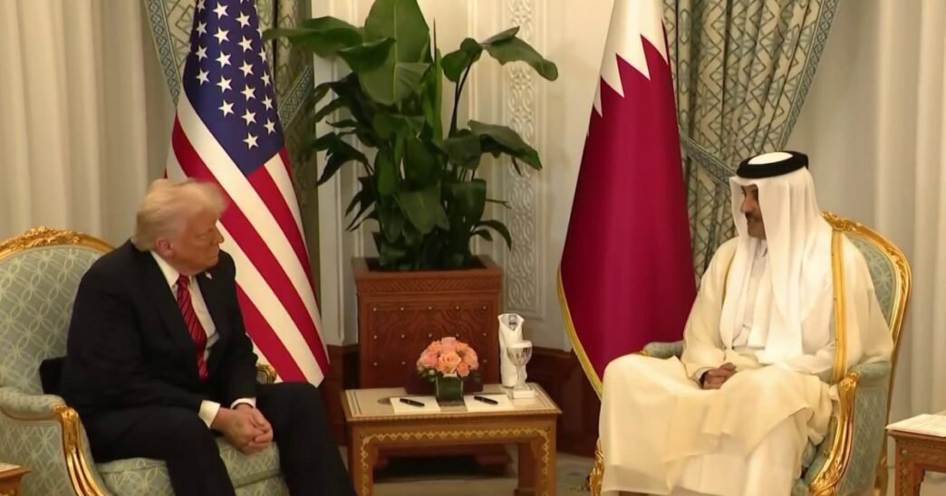 Trump in Qatar on high-stakes mideast trip