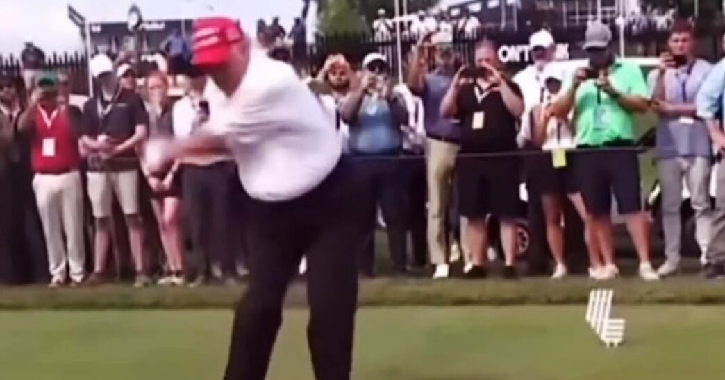 Trump posts altered video of himself hitting Bruce Springsteen with a golf ball