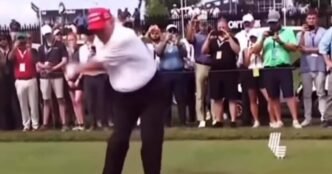 Trump posts altered video of himself hitting Bruce Springsteen with a golf ball