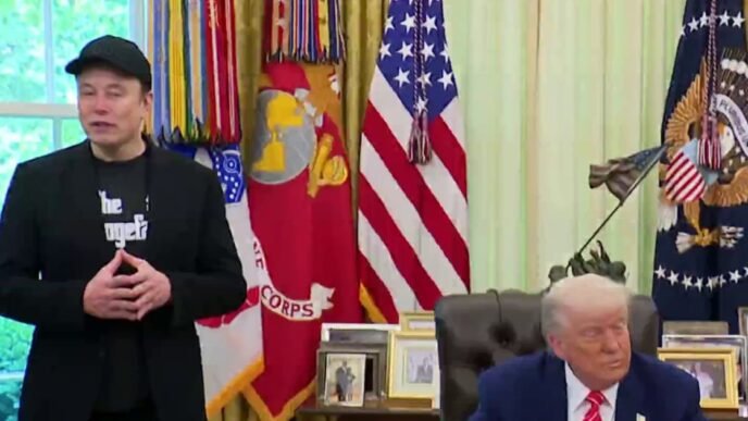 Trump praises Musk in Oval Office farewell
