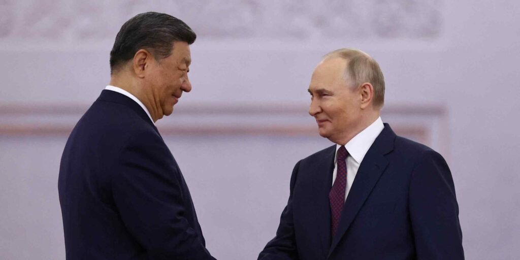 Xi Jinping calls on Putin to help defend rights of developing countries