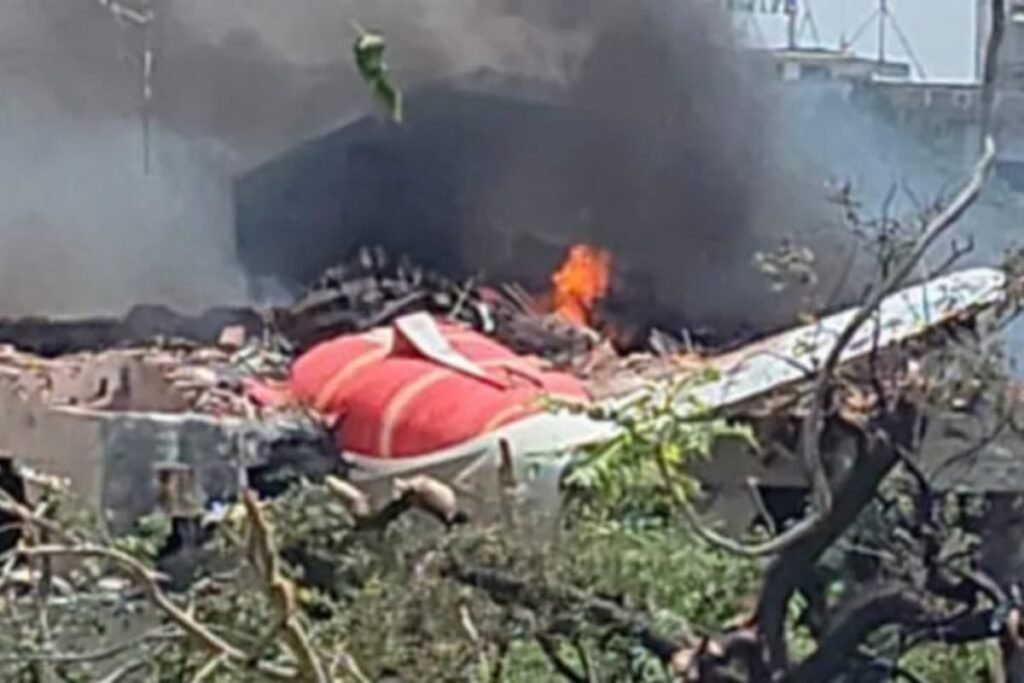 110 killed in passenger plane crash in Ahmedabad