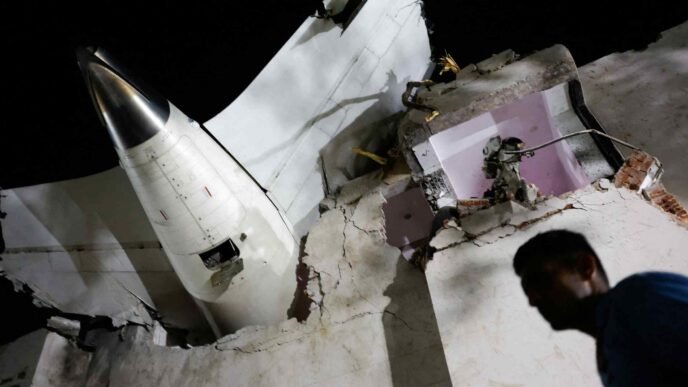 Air India flight bound for London crashes in Ahmedabad, killing over 240