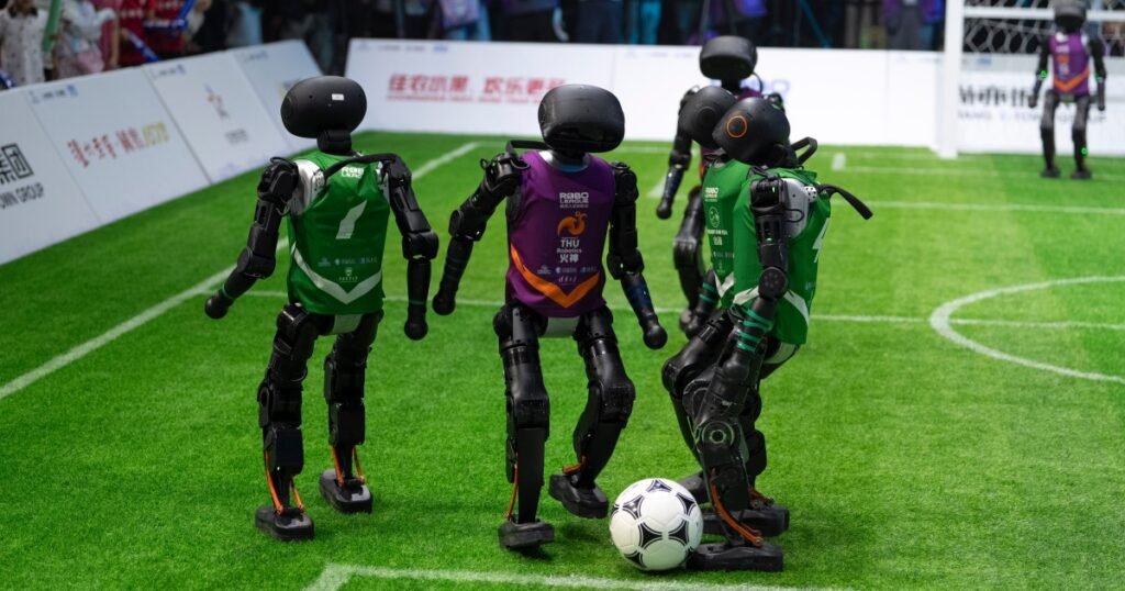 A bumbling game of robot soccer was a breakthrough for embodied AI