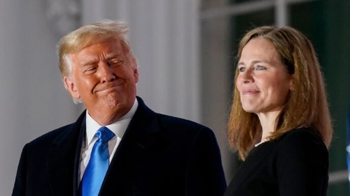 After MAGA world criticism, Amy Coney Barrett delivers for Trump