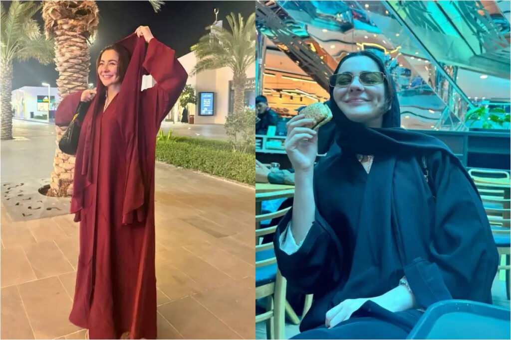 After performing Hajj, Hania Aamir travels through Saudi Arabia