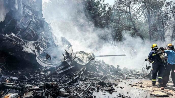Air India flight carrying 242 crashes, 30 bodies reportedly recovered