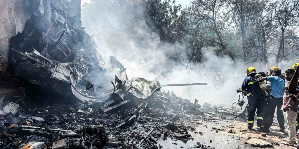 Air India flight carrying 242 crashes, with 'no survivors' expected