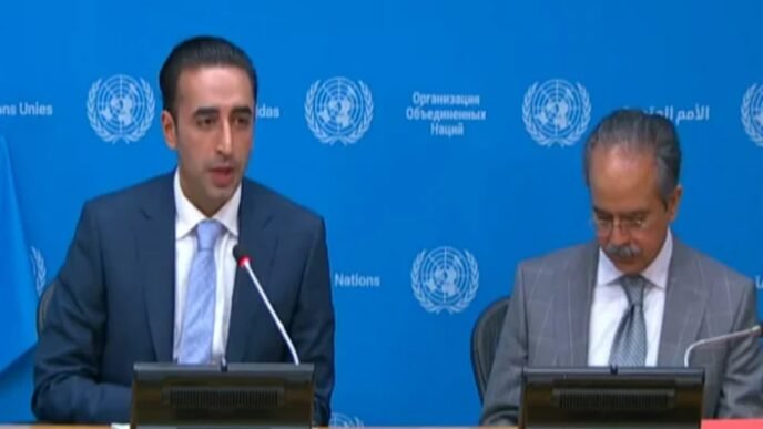 Bilawal Bhutto addresses presser at UN headquarters on Pakistan-India tensions