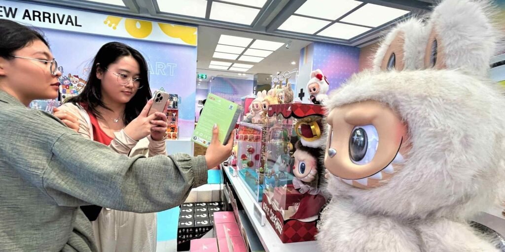 China's Pop Mart soars past Sanrio in market cap on Labubu blind box boom
