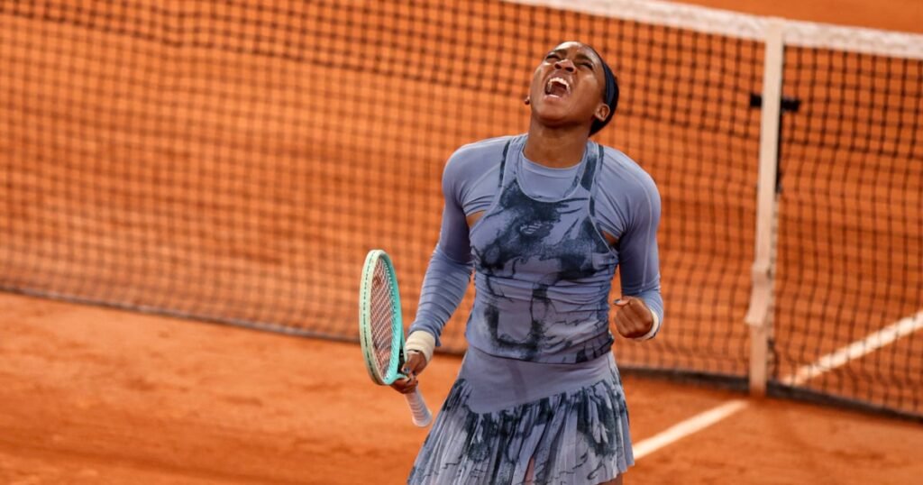 Coco Gauff reaches the French Open semifinals