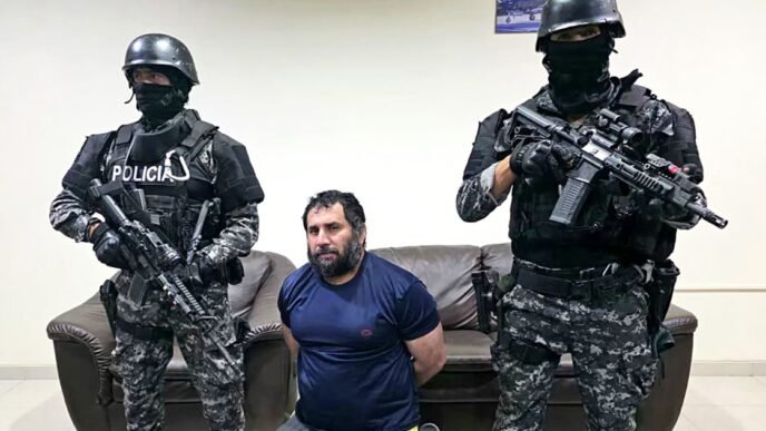 Ecuador recaptures gang leader wanted in the U.S. more than a year after his prison escape