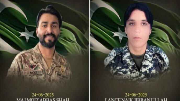 Eleven terrorists killed, army major among two martyred in South Waziristan IBO