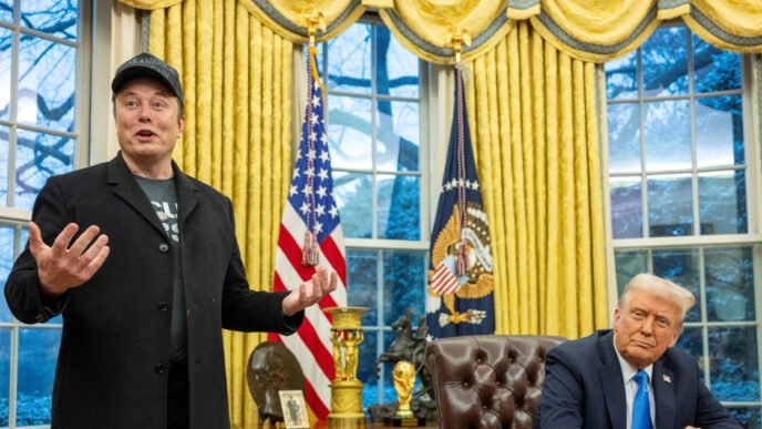 Emboldened and out of government, Elon Musk breaks with Trump's agenda