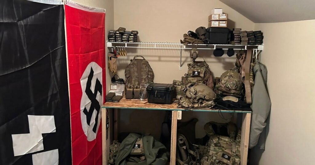 FBI discovers cache of guns, armor and Nazi paraphernalia while raiding home in Washington state