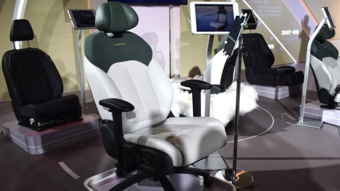 From road to work: Nissan EV seat becomes office chair in China