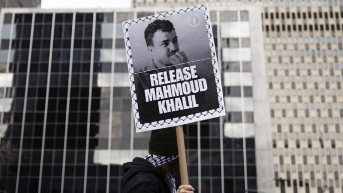 ICE rejected Mahmoud Khalil’s request to be detained closer to newborn son, emails show