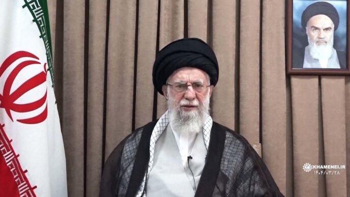Iran’s supreme leader defiant in response to Trump