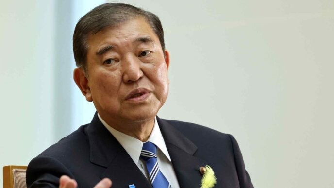 Ishiba weighs up Trump's suggestion that Japan buy US oil