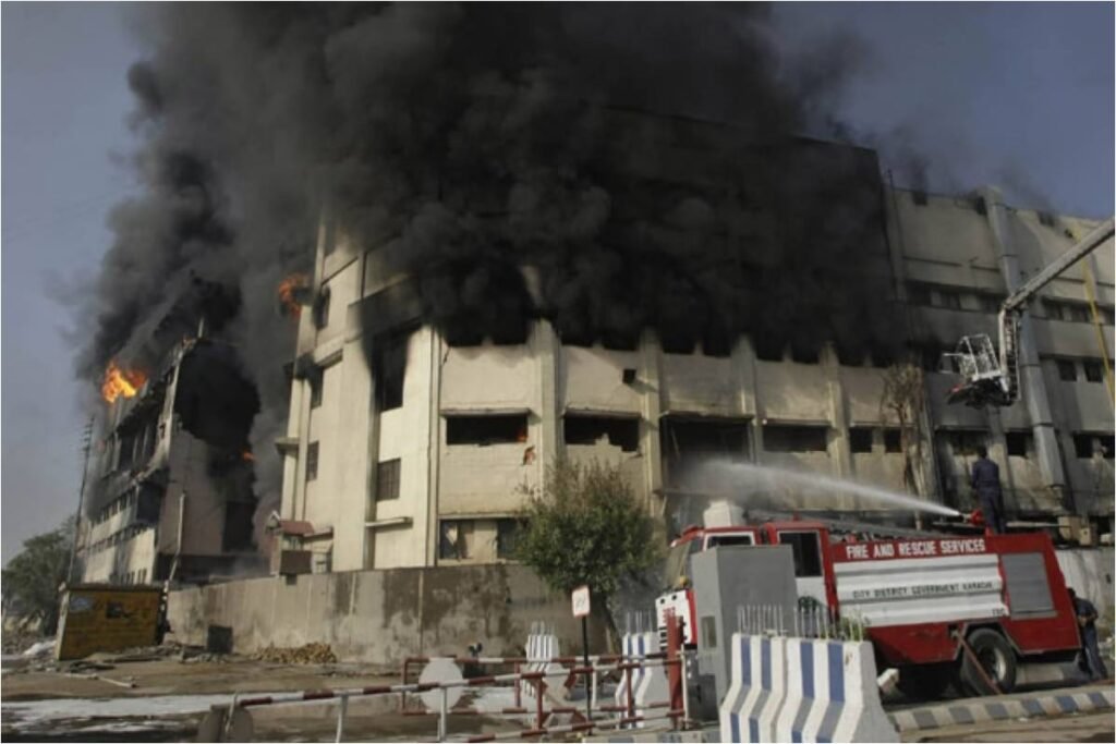 Karachi factory fire continues to burn after 29 hours