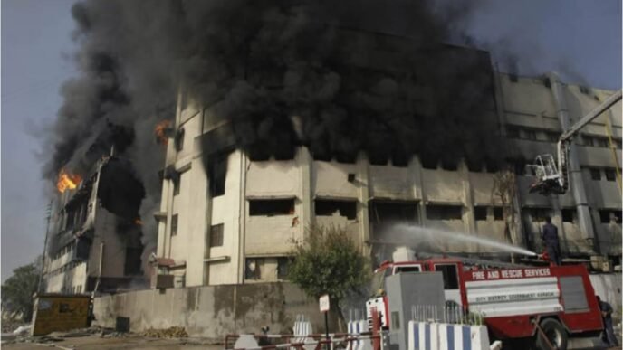 Karachi factory fire continues to burn after 29 hours