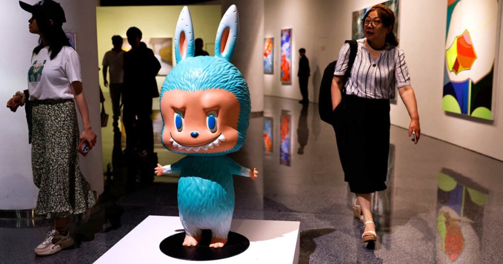 Life-size Labubu doll sells for over $170,000 at Beijing auction amid global frenzy
