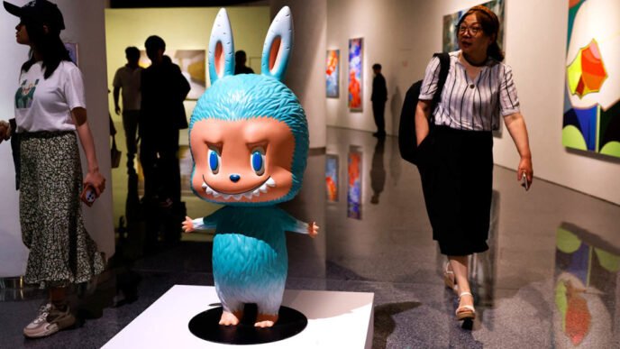 Life-size Labubu doll sells for over $170,000 at Beijing auction amid global frenzy