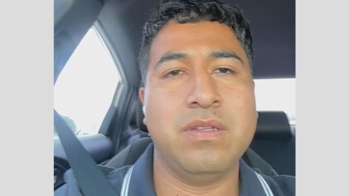 Marine veteran defends gardener father seen being hit by immigration agents in video