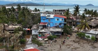 Mexico assesses damage from Hurricane Erick as rising rivers leave at least 1 dead