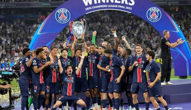 PSG wins champions league, celebrations turn violent in Paris