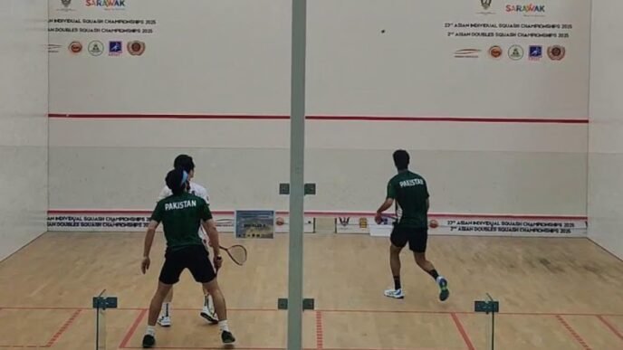 Pakistan will face India in Asian Doubles Squash finals