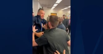 Sen. Alex Padilla forcibly removed from Noem press conference