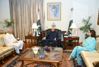 Senator Sherry Rehman meets President Asif Ali Zardari