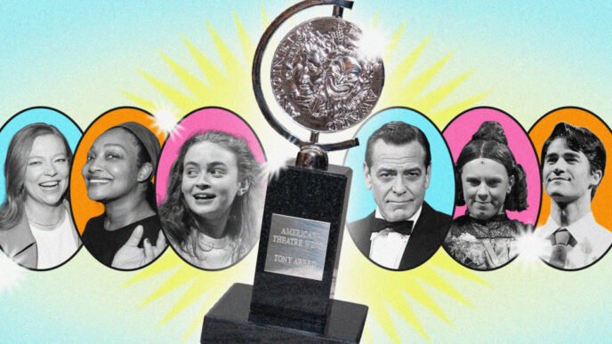 Stars arrive at the Tony Awards red carpet as first awards of the night are announced