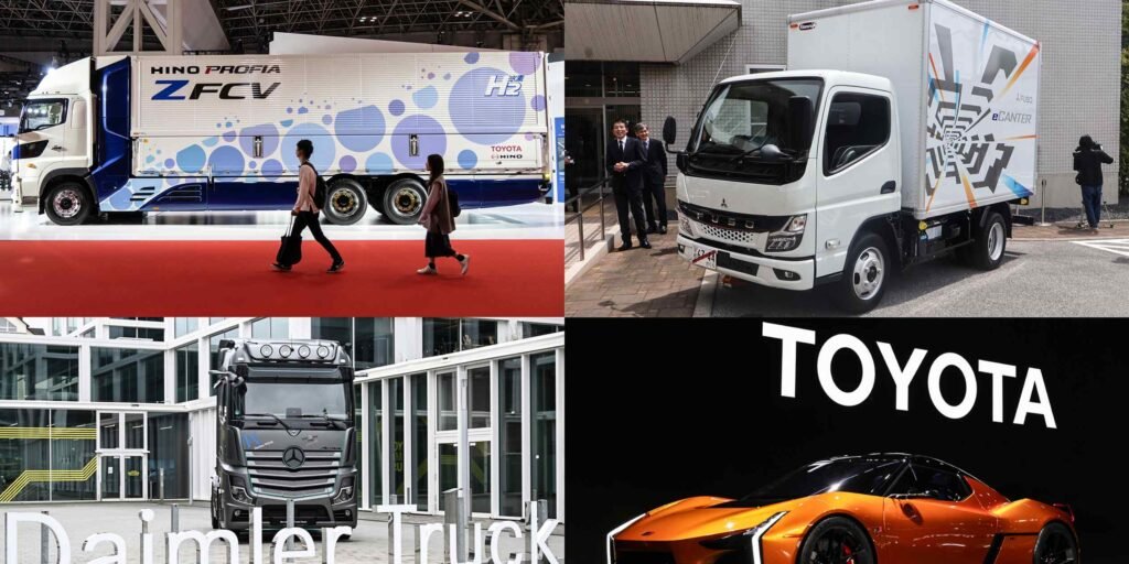Toyota and Daimler to merge truck subsidiaries in Japan next April