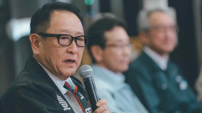 Toyota group doesn't 'belong to founding family,' chair says on buyout