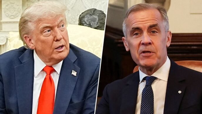 Trump meets with Canadian prime minister at G7 summit