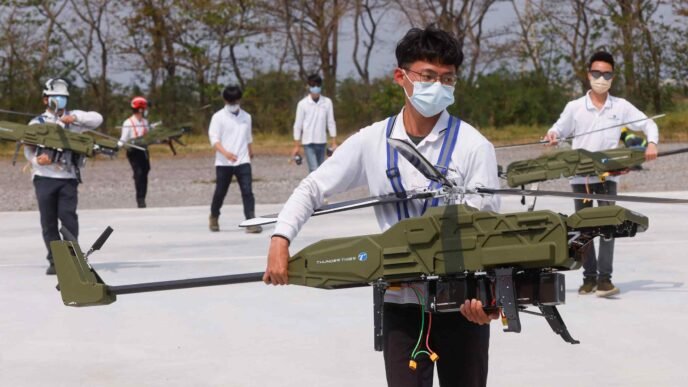 US drive for domestic drones risks sidelining Taiwan, report warns
