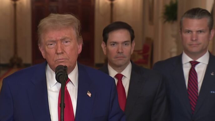 Watch President Trump's full speech after U.S. strikes nuclear sites in Iran