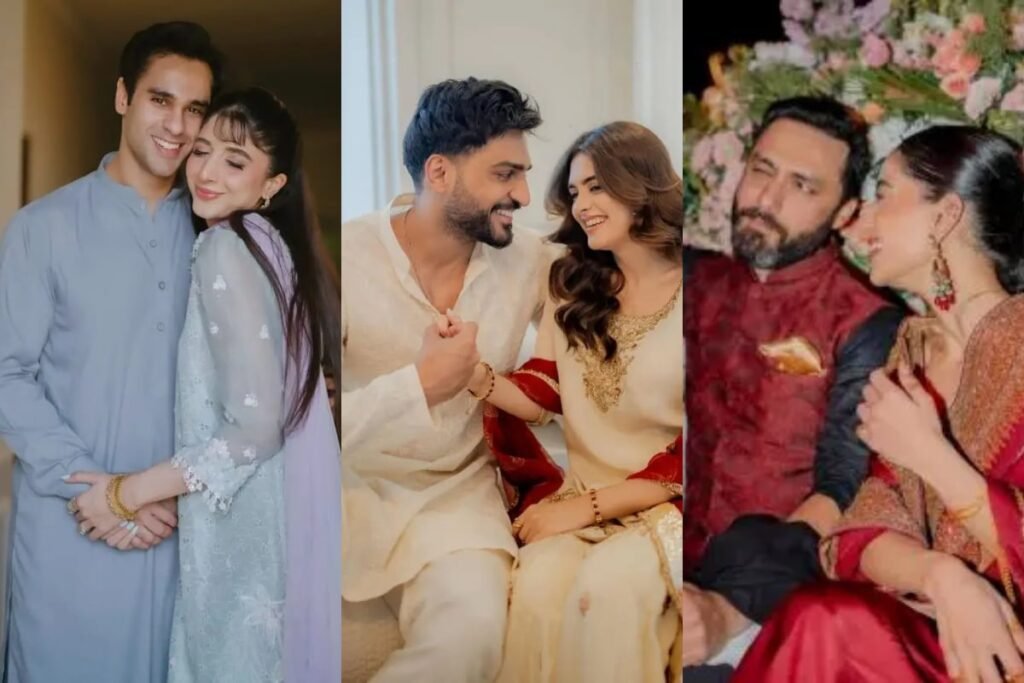 Watch how Pakistani new Celebrity couples Celebrated