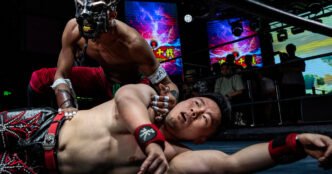 With kung fu kicks and dragon masks, pro wrestlers find new fans at fight night in China