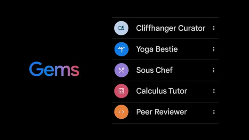 Google integrates customizable Gemini Chatbots (Gems) into Google workspace apps